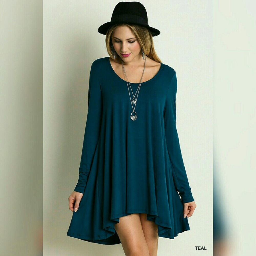 Teal Tunic - long sleeves